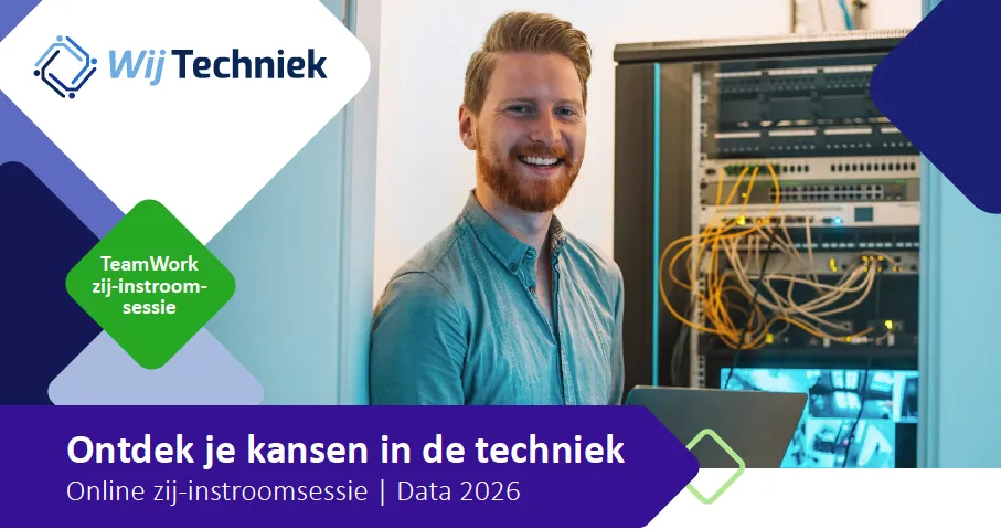 Ontdek je kansen in de techniek – Wij Techniek sessie 5 mei