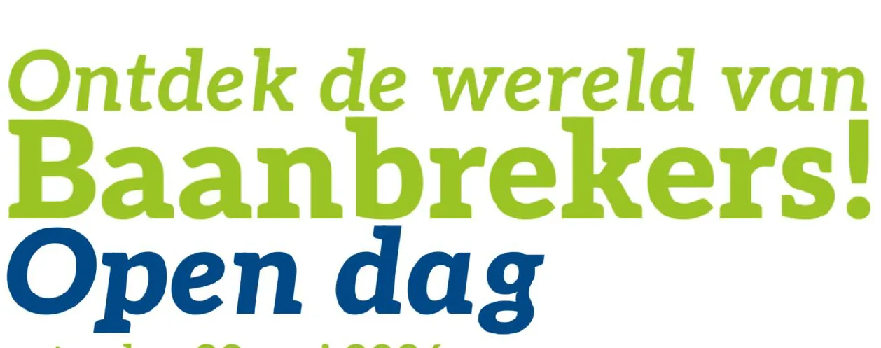 Ontdek de wereld van Baanbrekers!